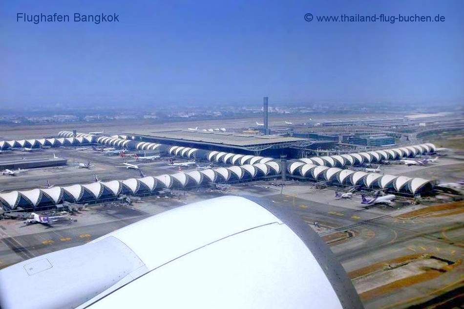 Luftbildaufnahme Flughafen Bangkok